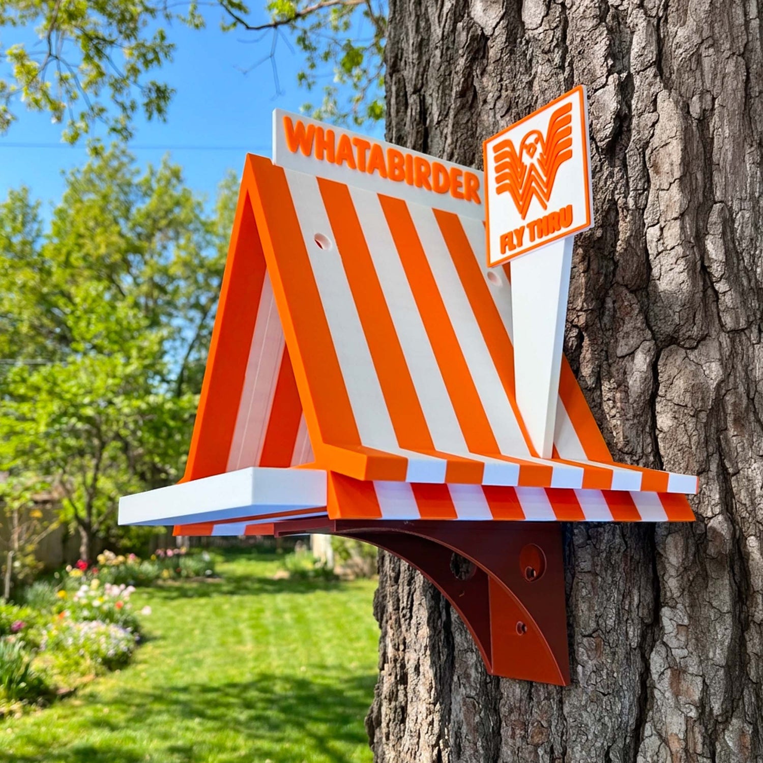 ADG42 The Whatabirder Parody Bird Feeder | Classic or Cafe Style