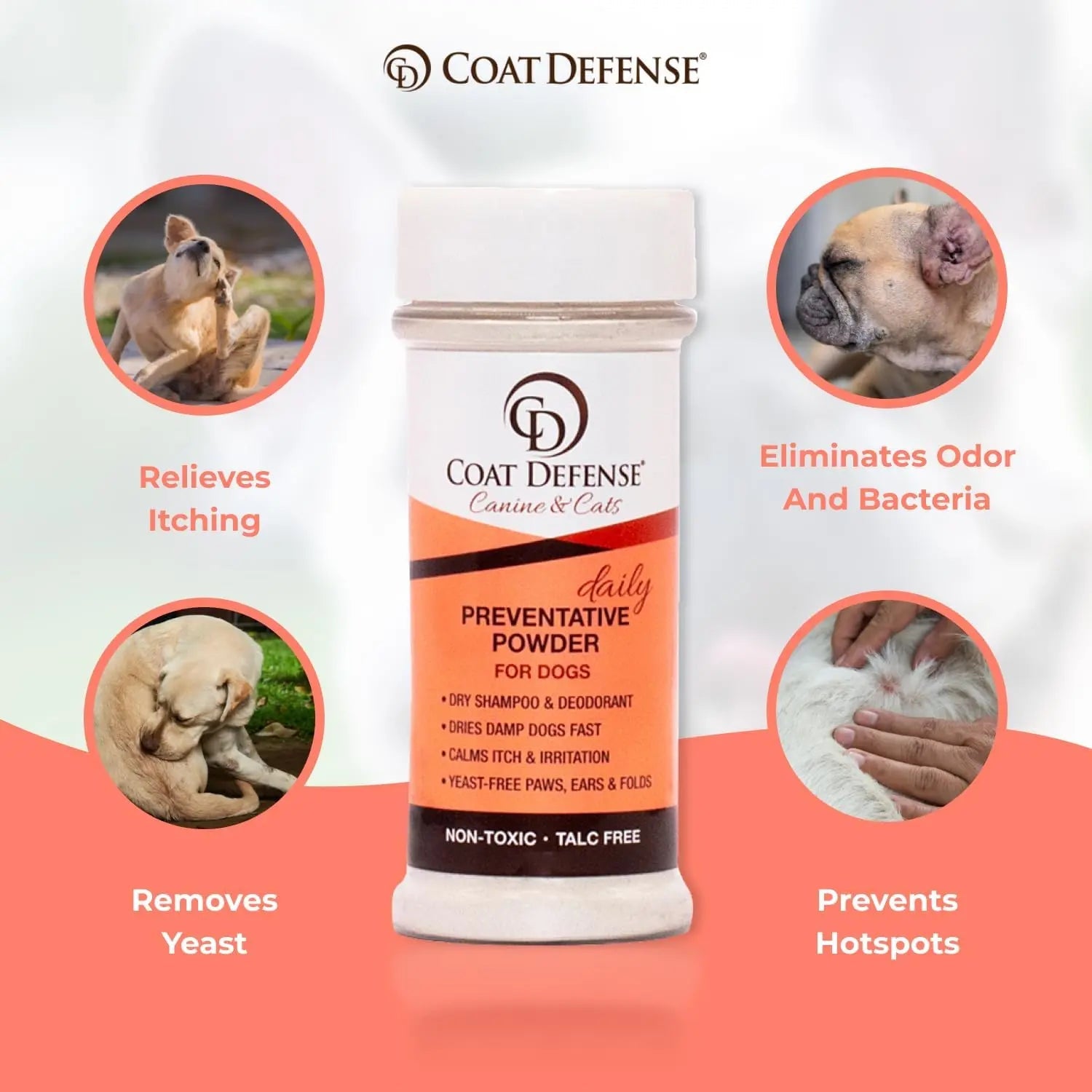 Paw Licker Bundle Dog Yeast Relief Powder &amp; Sensitive Skin Shampoo