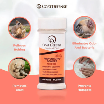 Paw Licker Bundle Dog Yeast Relief Powder &amp; Sensitive Skin Shampoo
