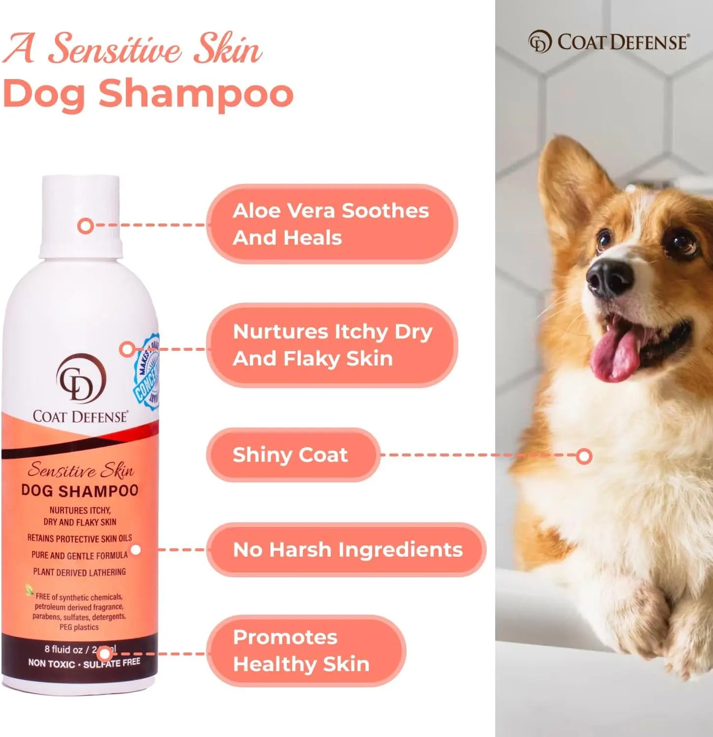 Paw Licker Bundle Dog Yeast Relief Powder &amp; Sensitive Skin Shampoo
