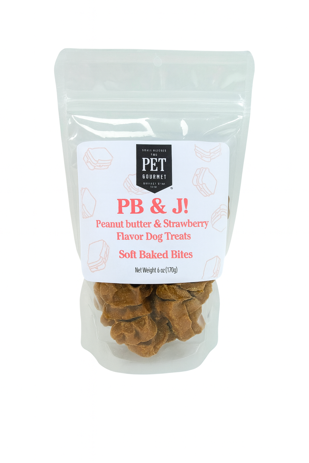 PB &amp; J Soft Baked Bites 6 oz