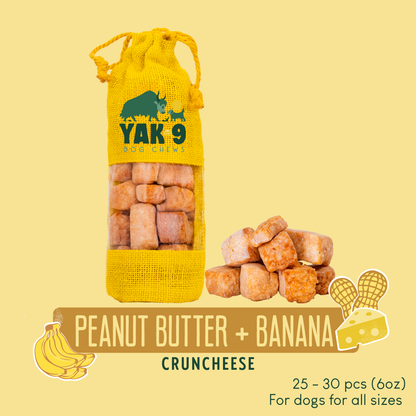 Peanut Butter &amp; Banana Chews for Dogs