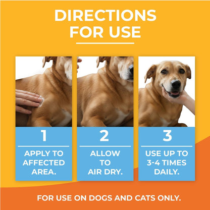 Pet Anti Itch Cream Hydrocortisone Hot Spot Relief Dog Cat Skin Care Lotion