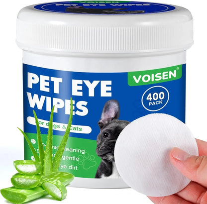Pet Glove Wipes for Dogs, Cats &amp; Small Animals, Unscented Grooming Wipes 24ct