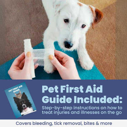 Pet First Aid Kit for Dogs &amp; Cats with Vet-Approved Essentials