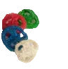 Loofah  Chews Natural and flavor Colored for Rabbit, Guinea Pigs &amp; Rodents