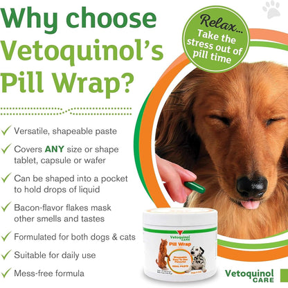 Pill Wrap Paste for Dogs Cats Medication Hider Moldable Easy Swallow