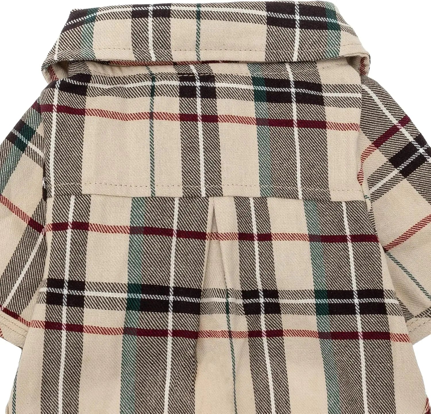 Plaid Dog Polo Shirt Soft Pet Outfit for Small &amp; Medium Dogs and Cats