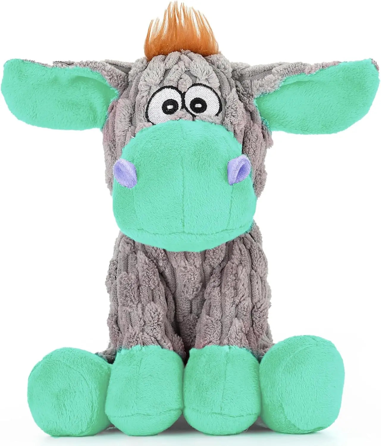 Plush Crinkle Squeaky Dog Toy for Small Medium &amp; Large Dogs – Tough Chew