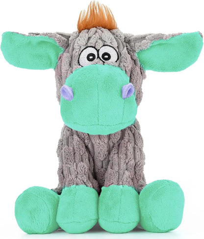Plush Crinkle Squeaky Dog Toy for Small Medium &amp; Large Dogs – Tough Chew