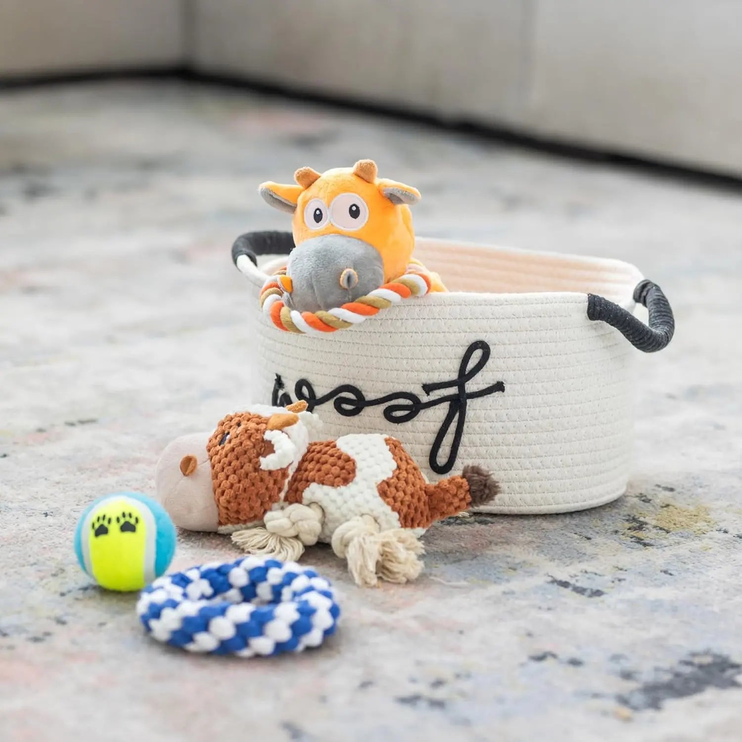 Premium New Puppy Gift Basket – Dog Starter Kit &amp; Birthday Toy Set