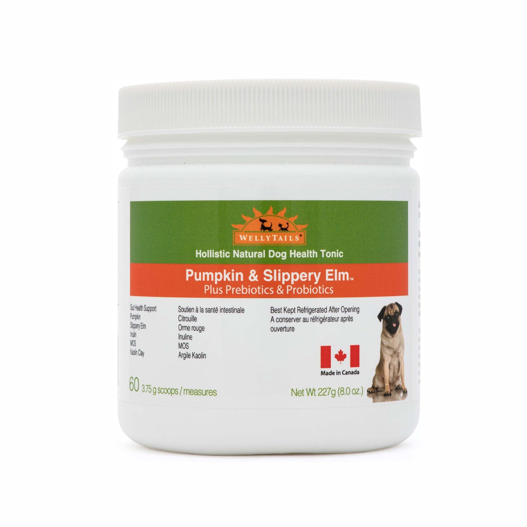 WellyTails Pumpkin &amp; Slippery Elm with Probiotics &amp; Prebiotics