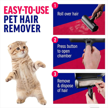 Reusable Pet Hair Remover Roller for Furniture, Carpet &amp; Clothing