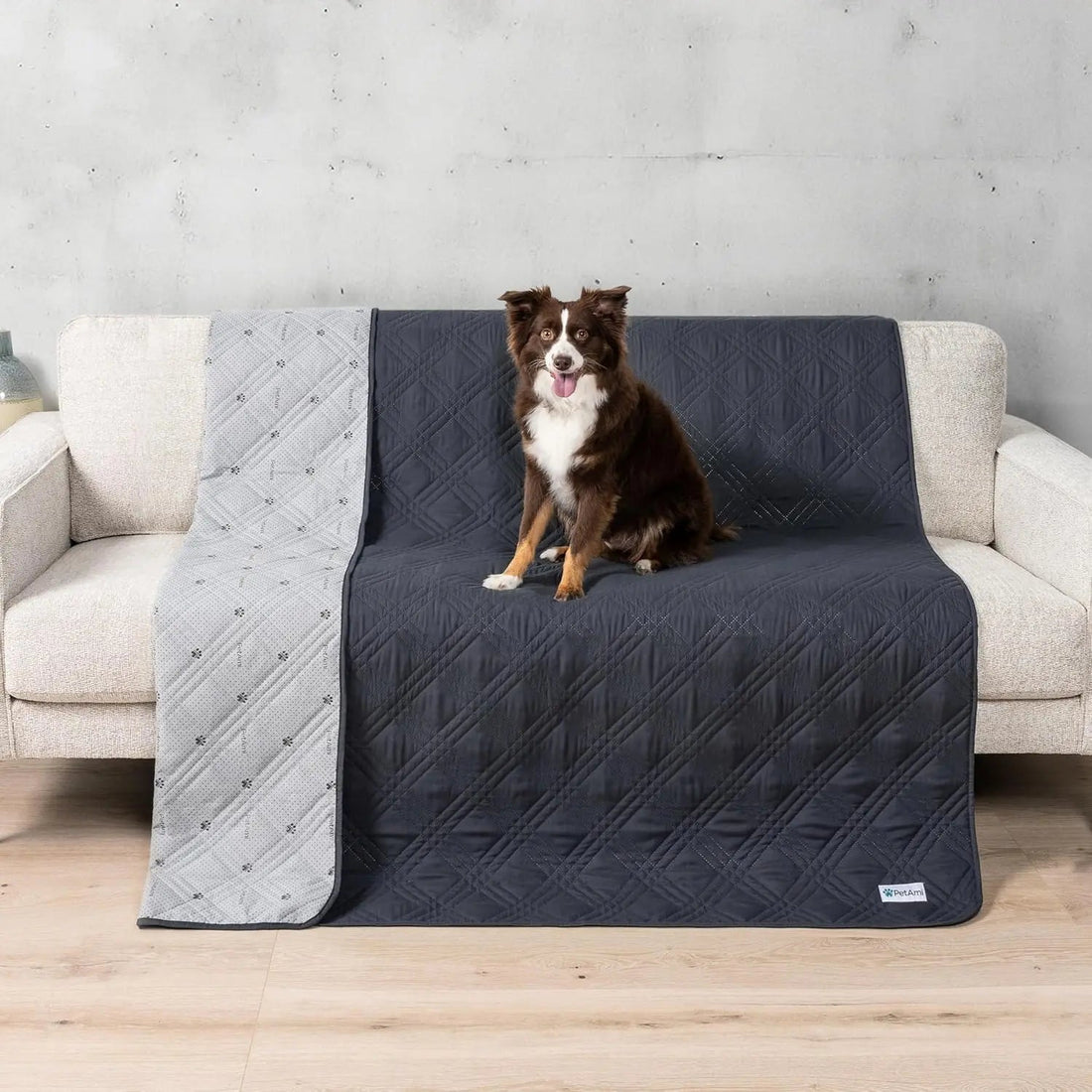 Waterproof Pet Couch Cover Reversible Furniture Protector for Dogs &amp; Cats