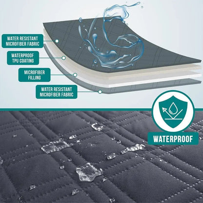Waterproof Pet Couch Cover Reversible Furniture Protector for Dogs &amp; Cats