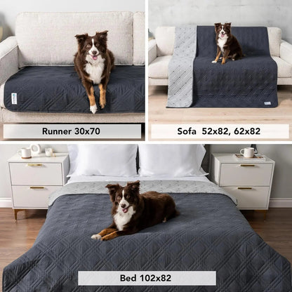 Waterproof Pet Couch Cover Reversible Furniture Protector for Dogs &amp; Cats