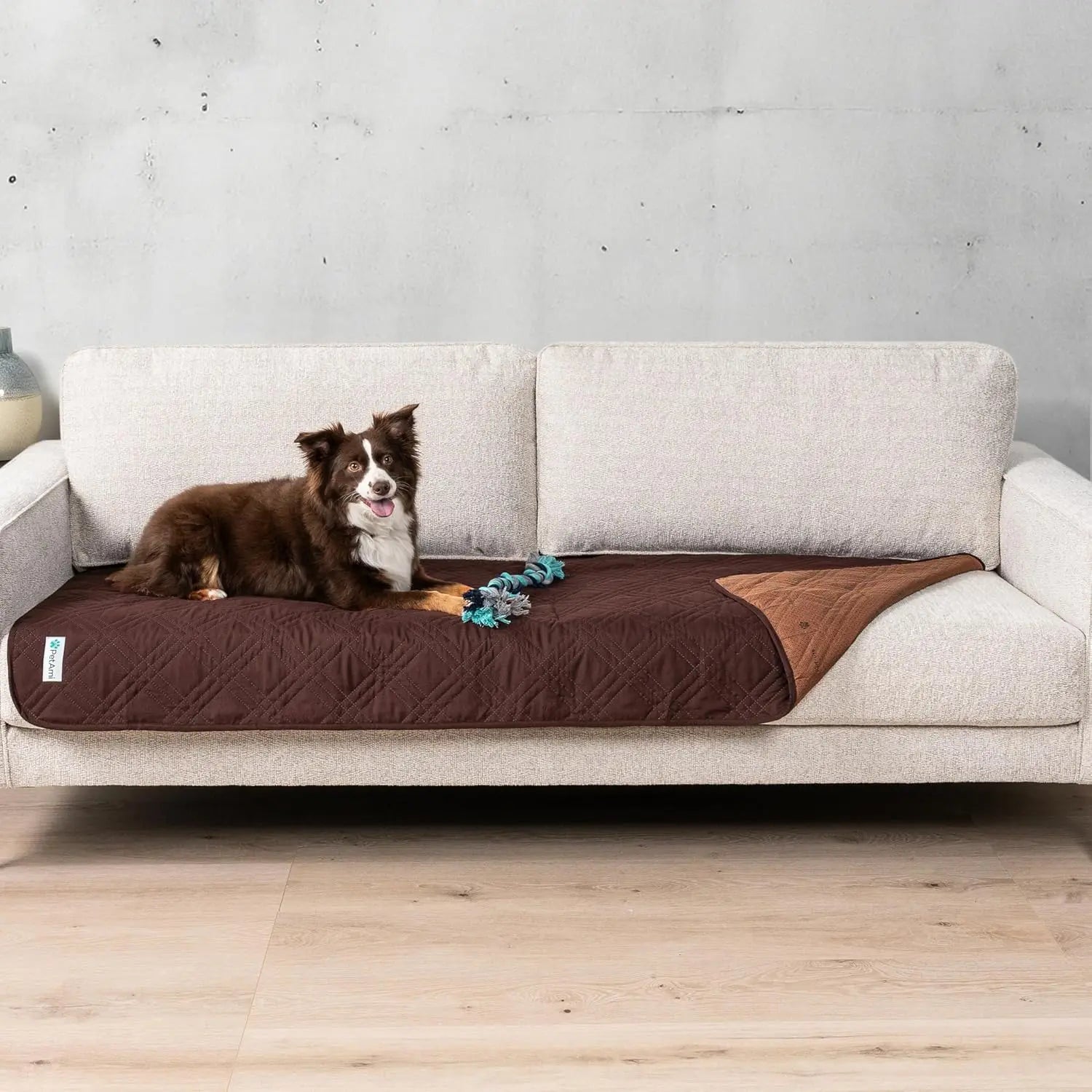 Waterproof Pet Couch Cover Reversible Furniture Protector for Dogs &amp; Cats