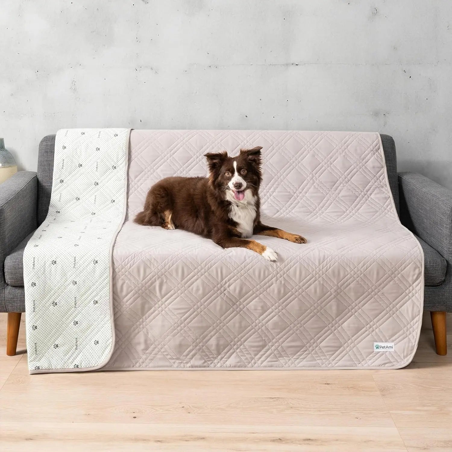 Waterproof Pet Couch Cover Reversible Furniture Protector for Dogs &amp; Cats