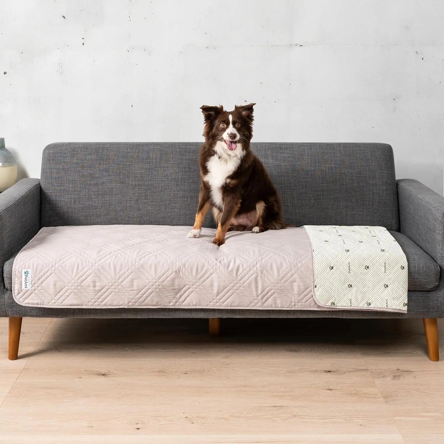 Waterproof Pet Couch Cover Reversible Furniture Protector for Dogs &amp; Cats
