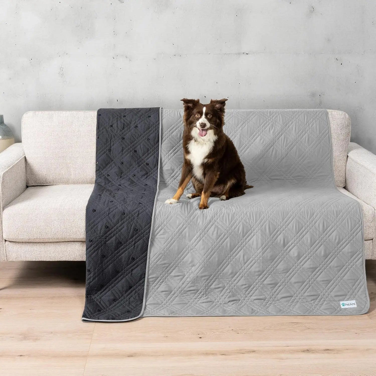 Waterproof Pet Couch Cover Reversible Furniture Protector for Dogs &amp; Cats