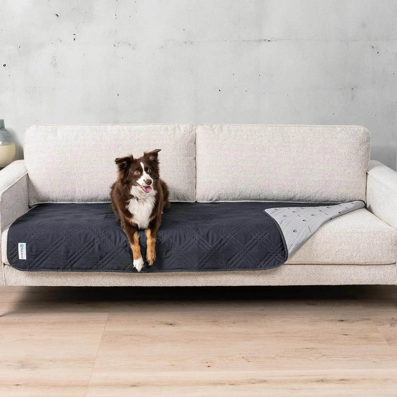 Waterproof Pet Couch Cover Reversible Furniture Protector for Dogs &amp; Cats