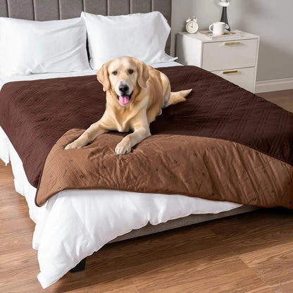 Waterproof Pet Couch Cover Reversible Furniture Protector for Dogs &amp; Cats