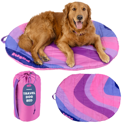 Travel Dog Bed - Foldable &amp; Packable for Travel, Road Trip, Camping