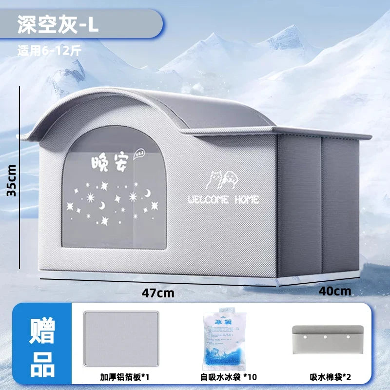 Cat Air Conditioning House Summer Cat Cooling Tool Nest Dog Ice House Dog Four Seasons Cat Pet Ice House