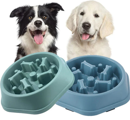 Slow Feeder Dog Bowl | Anti-Choking Puzzle Feeder for Small and Medium Dogs