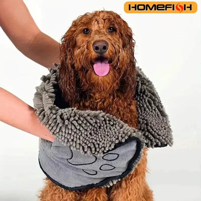 Super Absorbent Pet Bath Towel Quick Dry Cats And Dogs