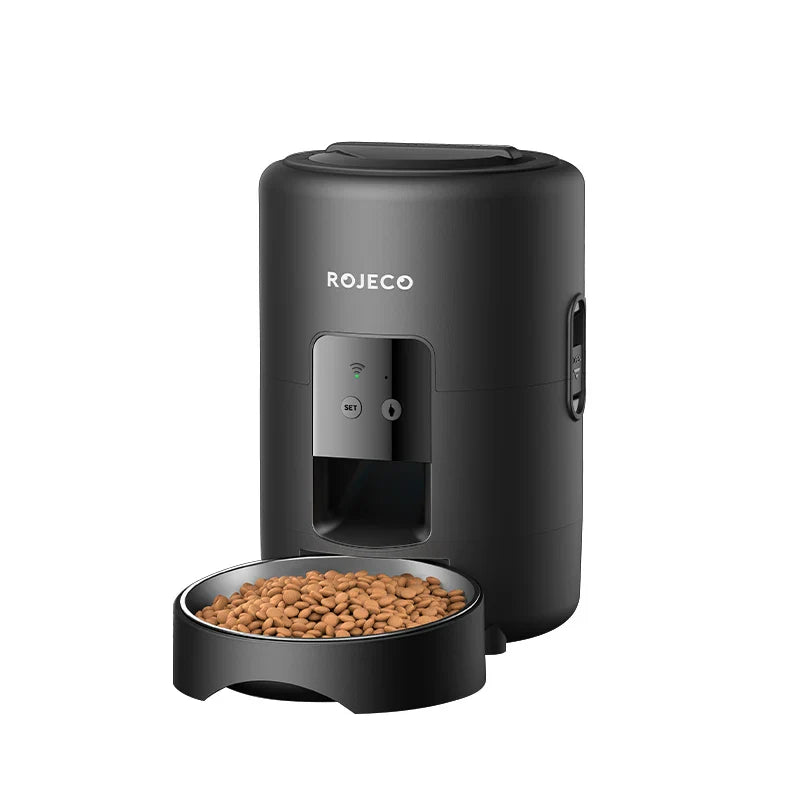 ROJECO 2L Automatic Pet Feeder | Smart WiFi Cat &amp; Dog Food Dispenser