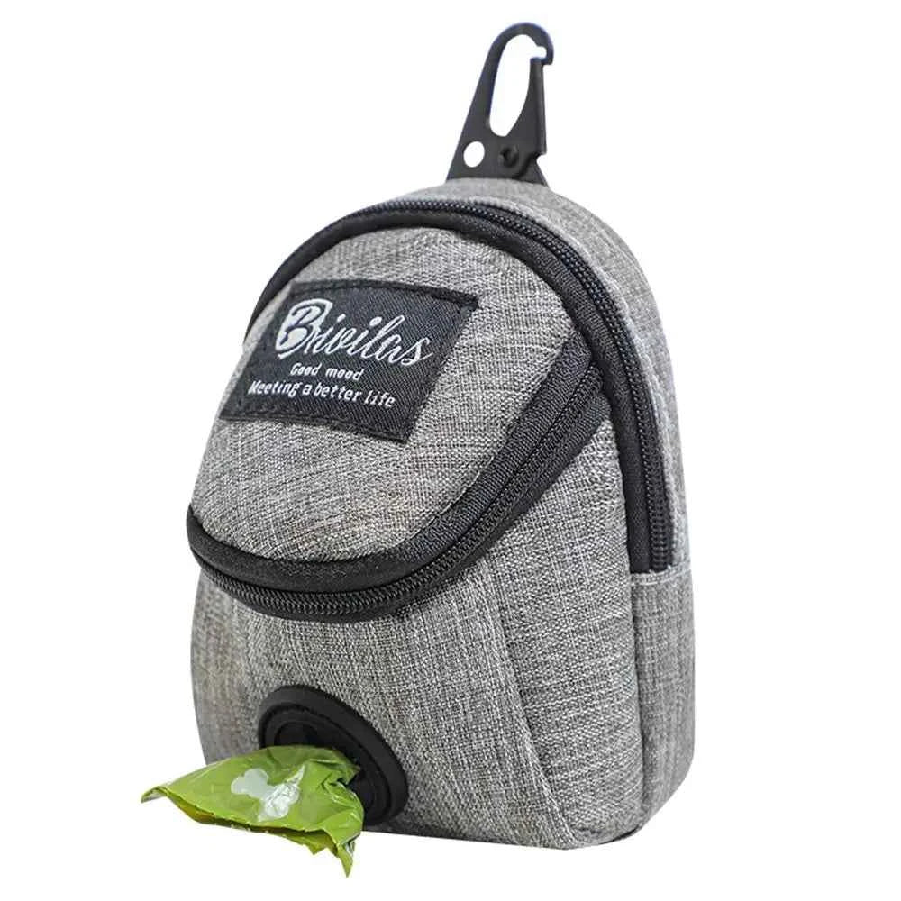 Portable Dog Treat Pouch – Training &amp; Travel Bag with Poop Dispenser