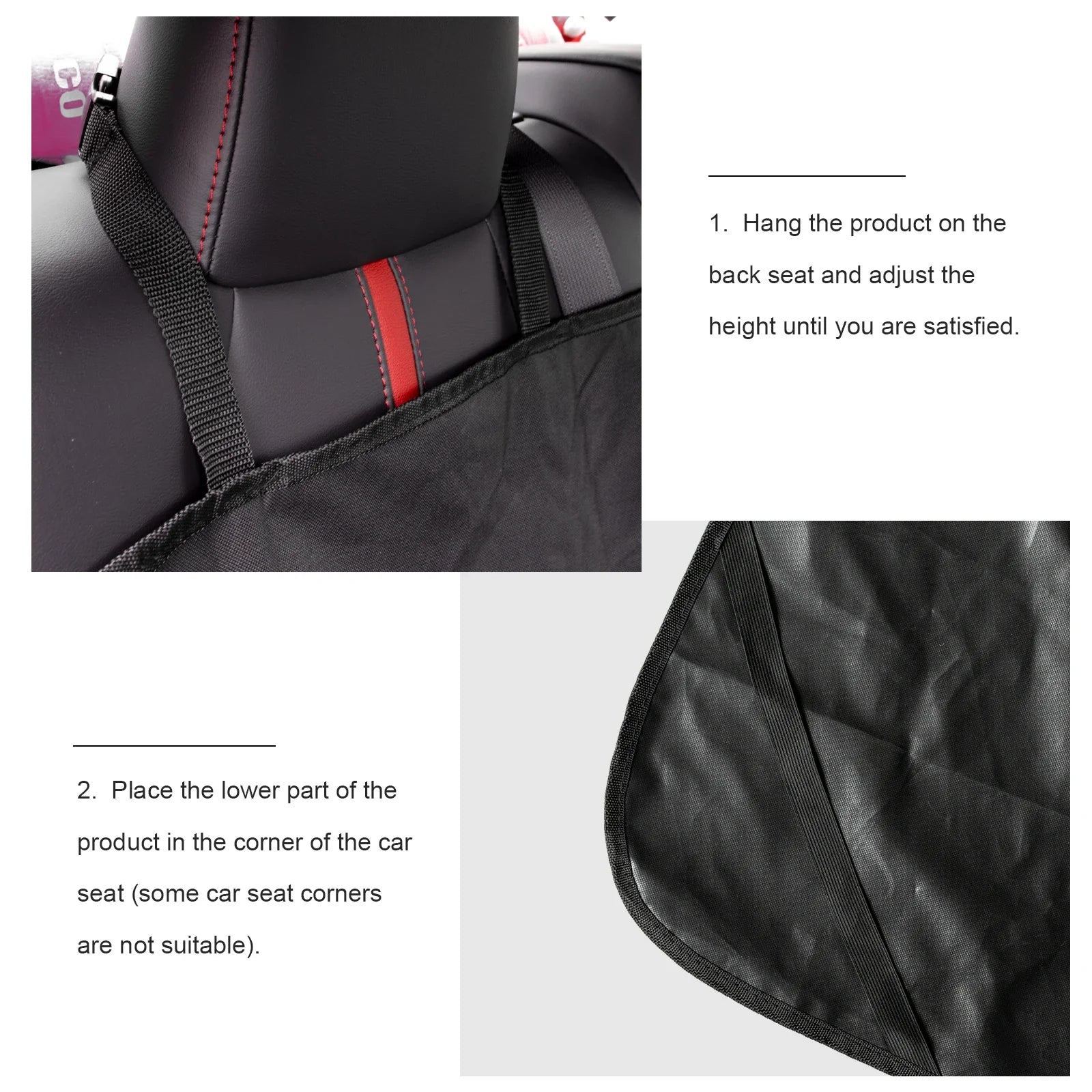 XUKEY Dog Back Seat Cover Hammock Waterproof Car Mat