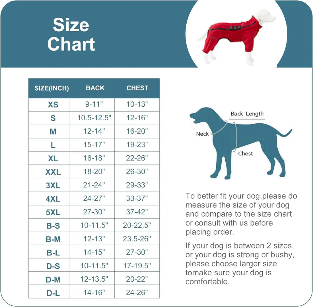 PawGuard Reflective Dog Jacket - Waterproof &amp; Windproof