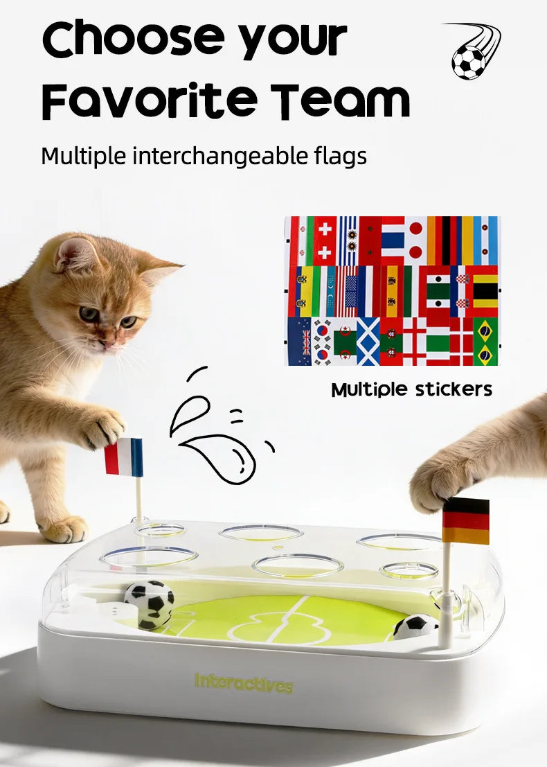 Smart Induction Cat Football Field Kicking Plaything, Intelligent Puzzle Amusement Device Relieve Boredom Interactive Cat Toy