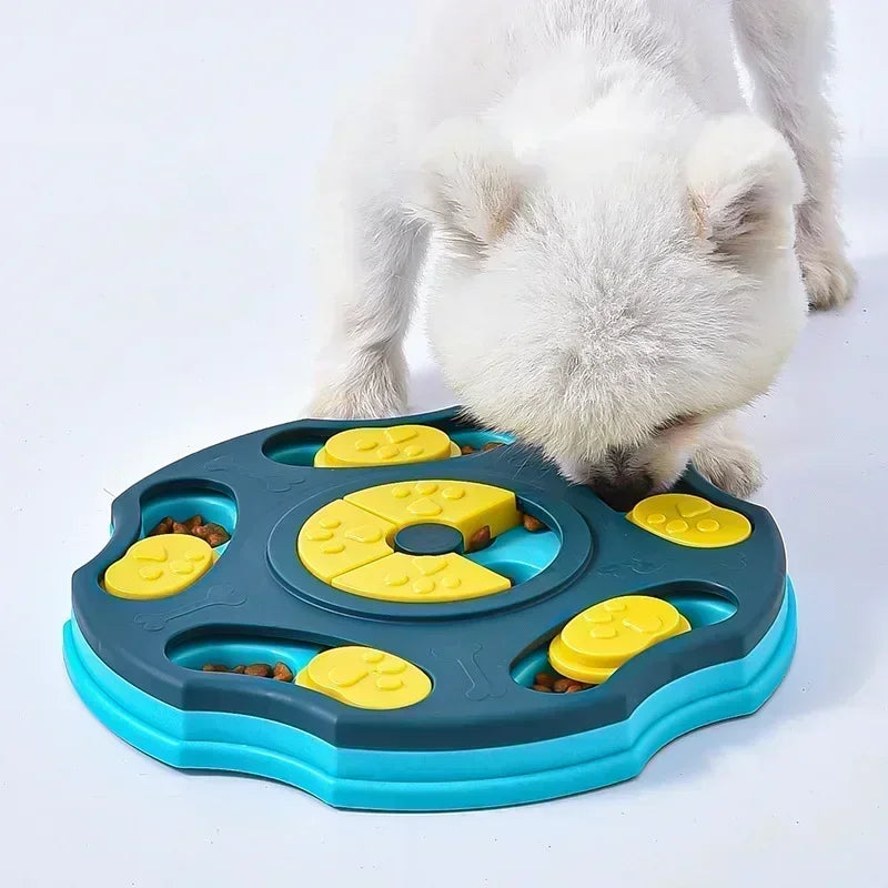 Interactive Dog Puzzle Slow Feeder – Non-Slip Food Dispenser for Dogs &amp; Cats