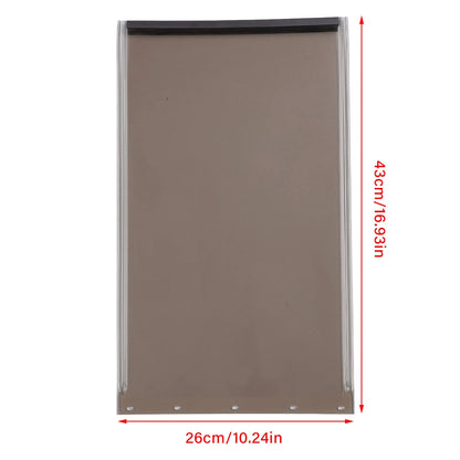 Magnetic Pet Door Strip Plastic Easy Installation Thermal Insulation Soft Doggy Door Replacement Flap for Home Indoor