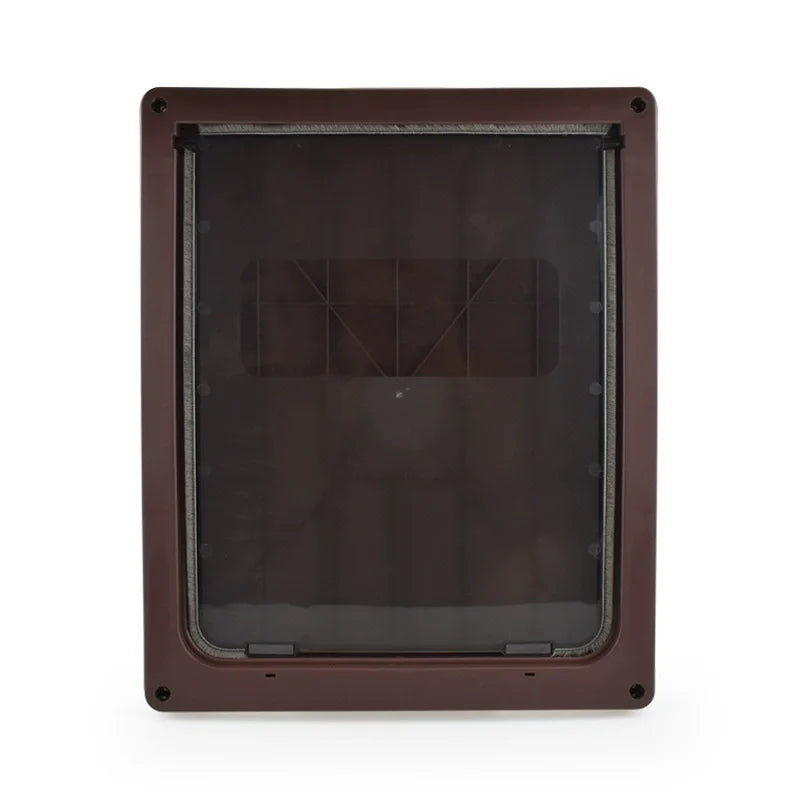 Large Pet Door for Medium and Large Dogs, High-Quality Abs Dog Door, Suitable for Border Collies, Lockable, Free Two-Way Entry Pet Door, Additional Door Panel Lock
