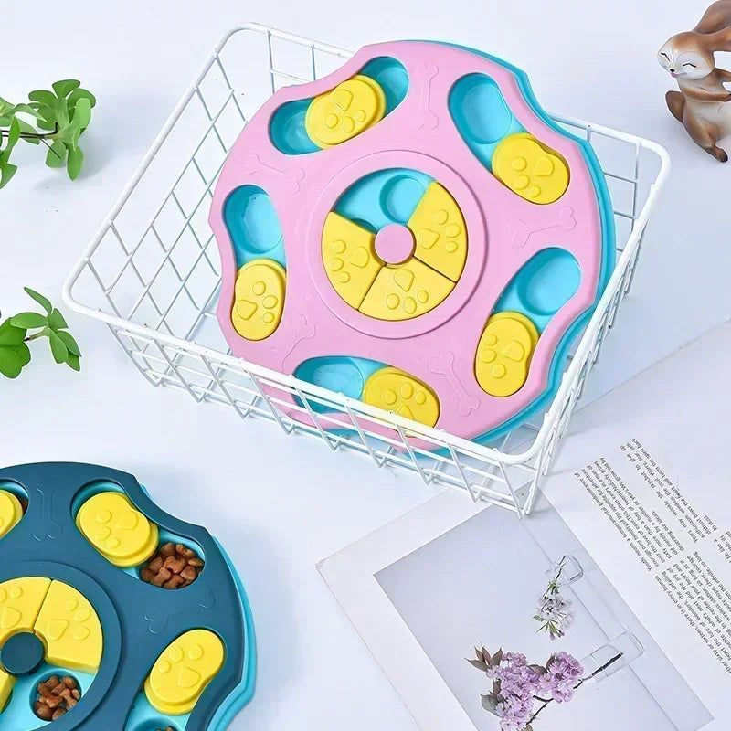 Interactive Dog Puzzle Slow Feeder – Non-Slip Food Dispenser for Dogs &amp; Cats