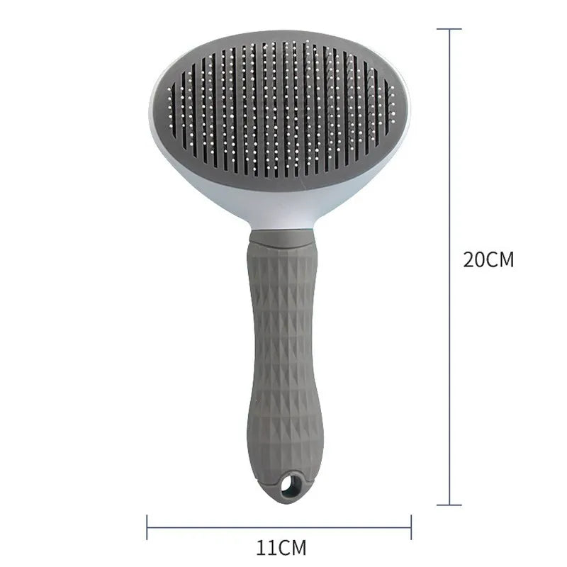 Pet Dog Hair Brush &amp; Cat Comb | Deshedding Grooming Brush for Dogs &amp; Cats