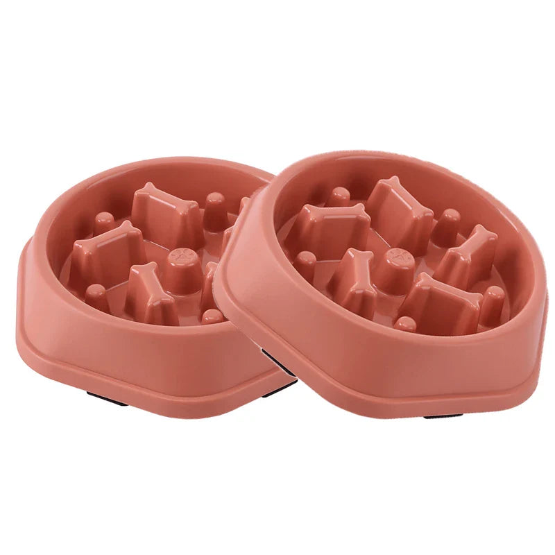 Slow Feeder Dog Bowl | Anti-Choking Puzzle Feeder for Small and Medium Dogs