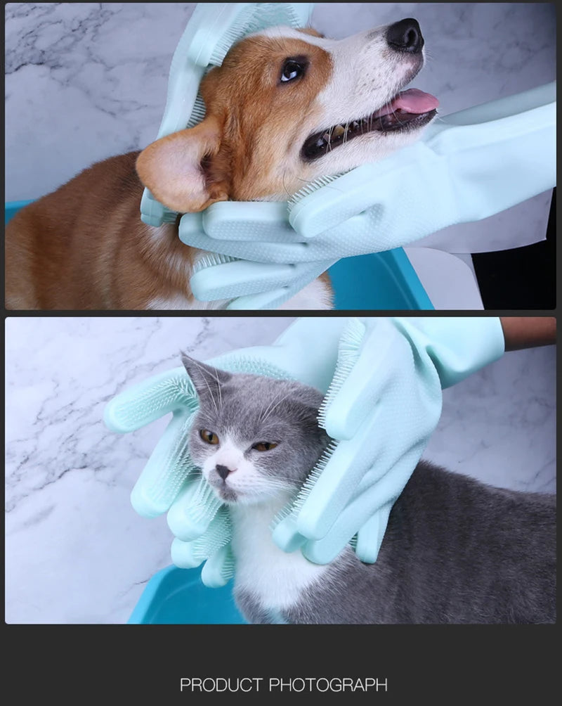Pet Grooming Gloves