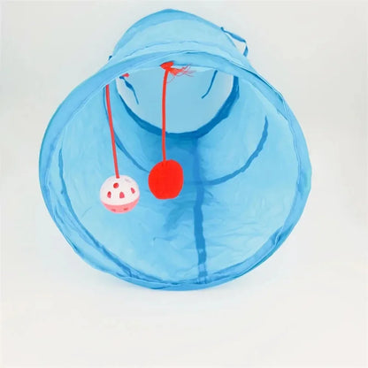 Toys for Cat Tunnel Tube Foldable Cube Cat Games Tunnel Kitten Toy Tent House Fun Pet Tube for Small Dogs Cats Training Supplies