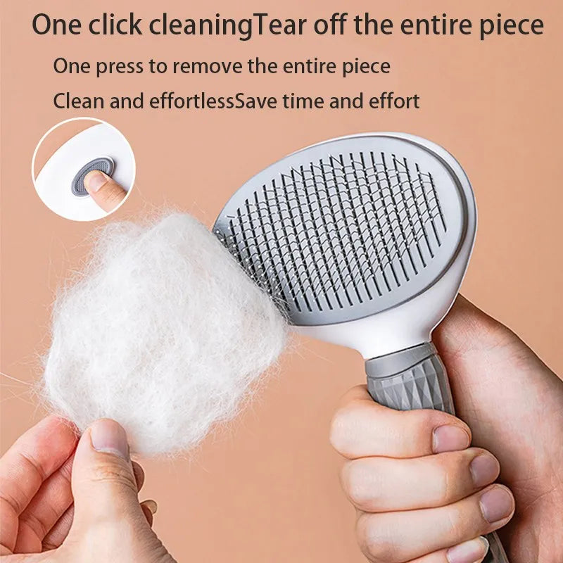 Pet Dog Hair Brush &amp; Cat Comb | Deshedding Grooming Brush for Dogs &amp; Cats