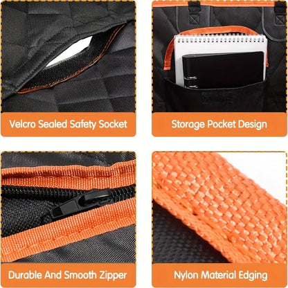 Waterproof Dog Car Seat Cover Hammock Nonslip Back Seat Protector