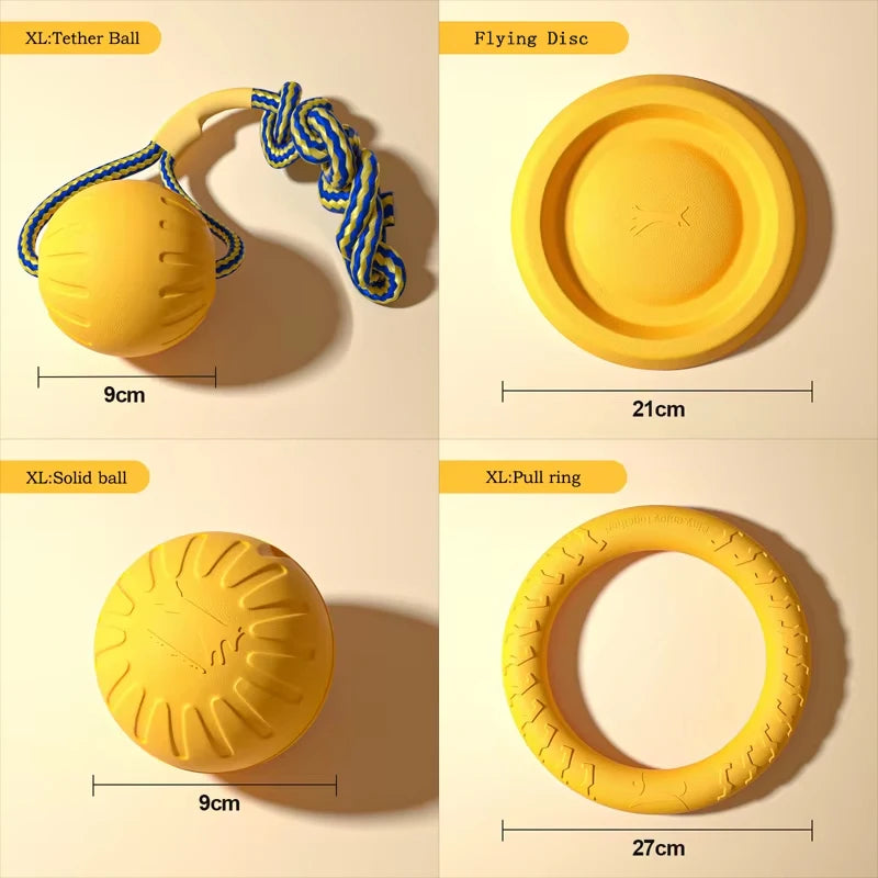 Flying Disc + Ball + Tug Rope