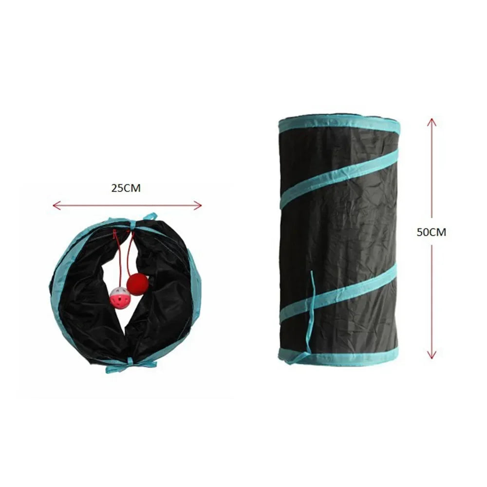 Toys for Cat Tunnel Tube Foldable Cube Cat Games Tunnel Kitten Toy Tent House Fun Pet Tube for Small Dogs Cats Training Supplies
