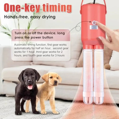 Automatic Pet Dryer Box For Cats And Small Dogs With Timed Operation