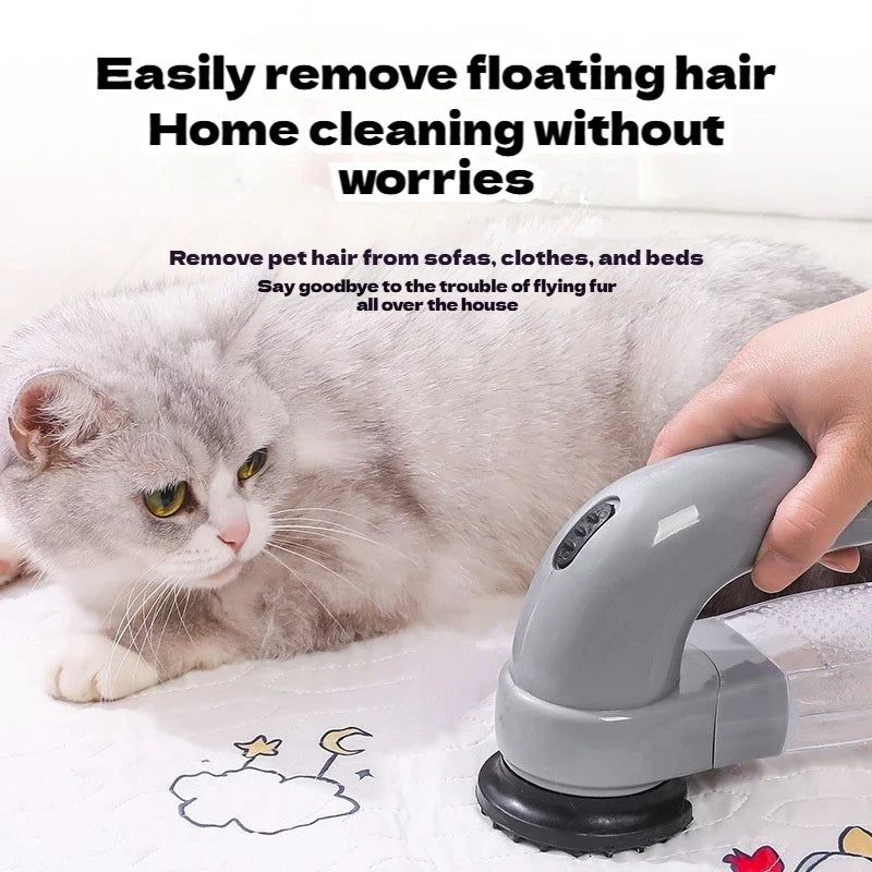 Portable Cat and Dog Hair Vacuum Electric Massage Clean Dual Purpose Cleaner Device  Cleaning Vacuum Cleaner Cat Grooming Tools