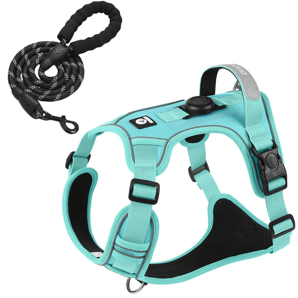 TrackSafe Reflective No-Pull Dog Harness &amp; Leash Set